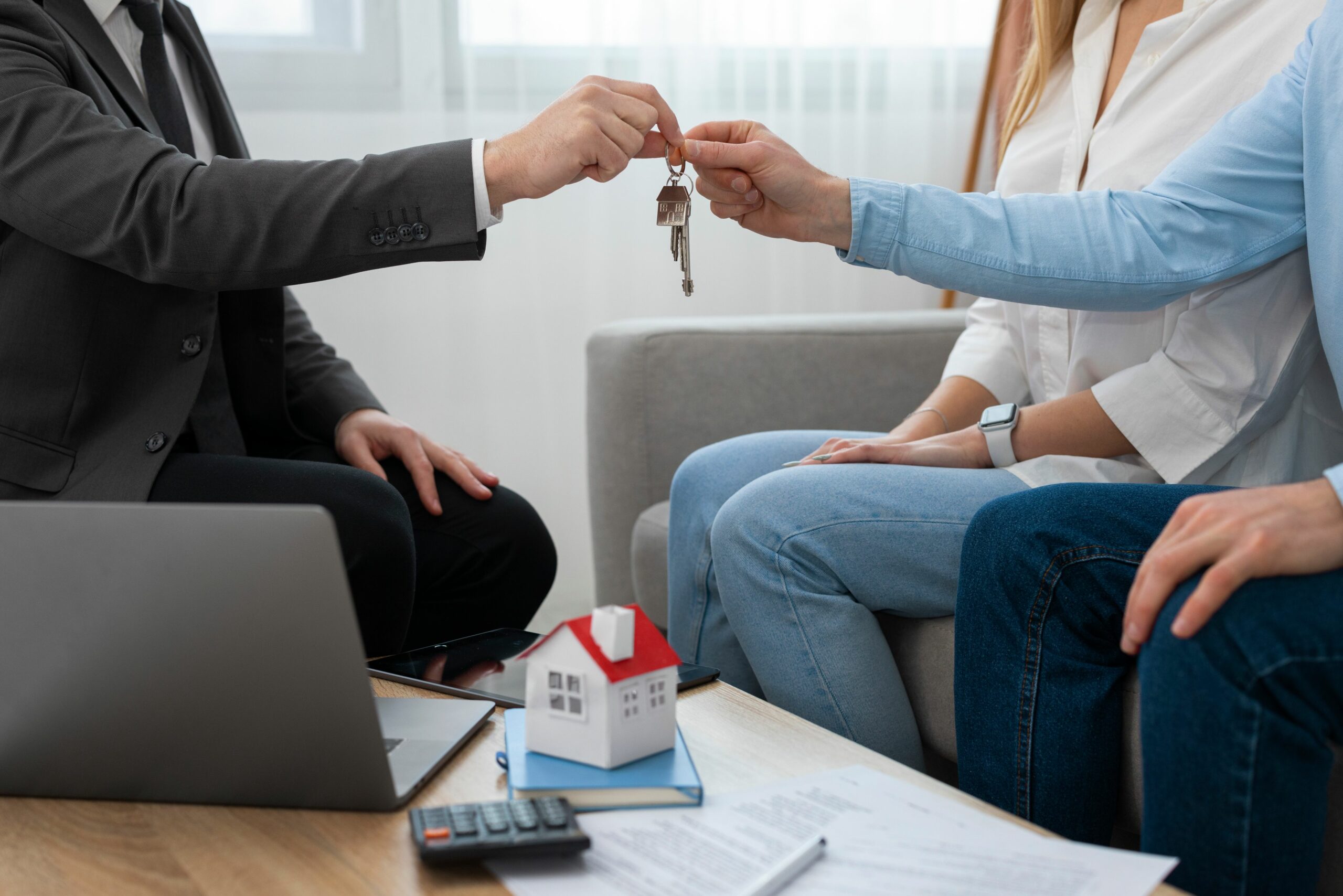 Buyer's inspection — receiving the keys